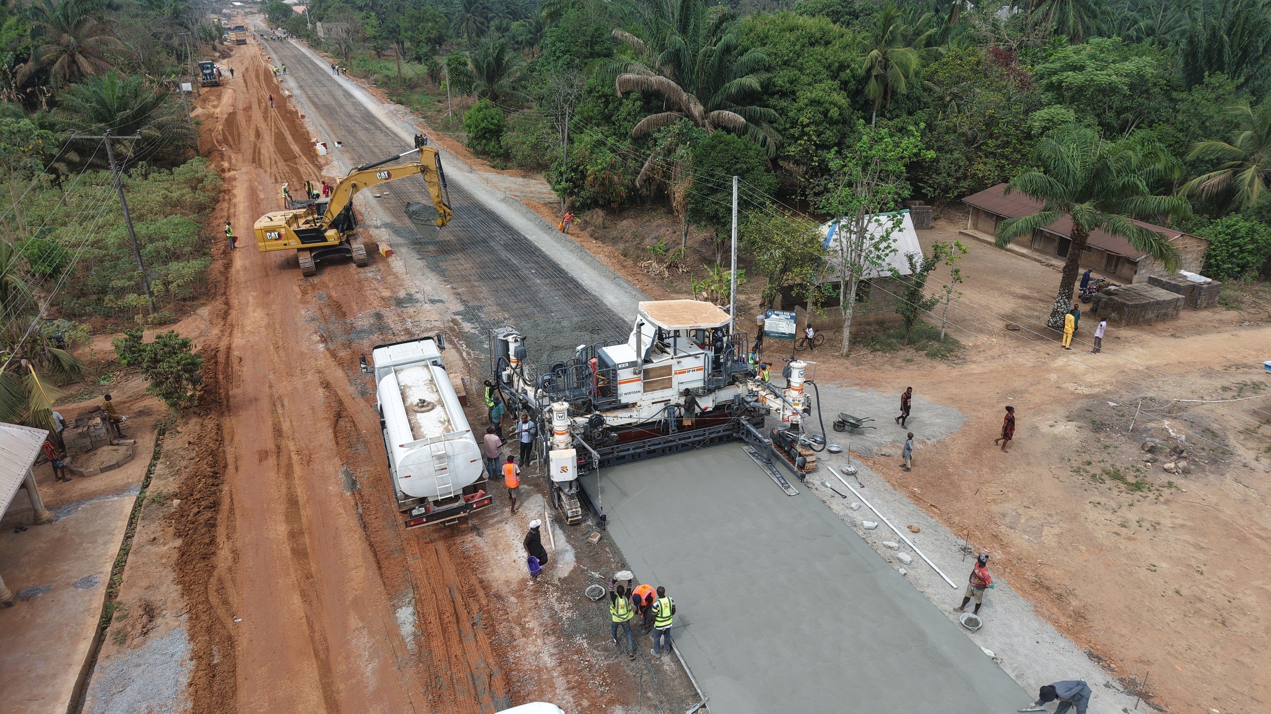Afikpo-Uturu-Okigwe Road — construction photograph