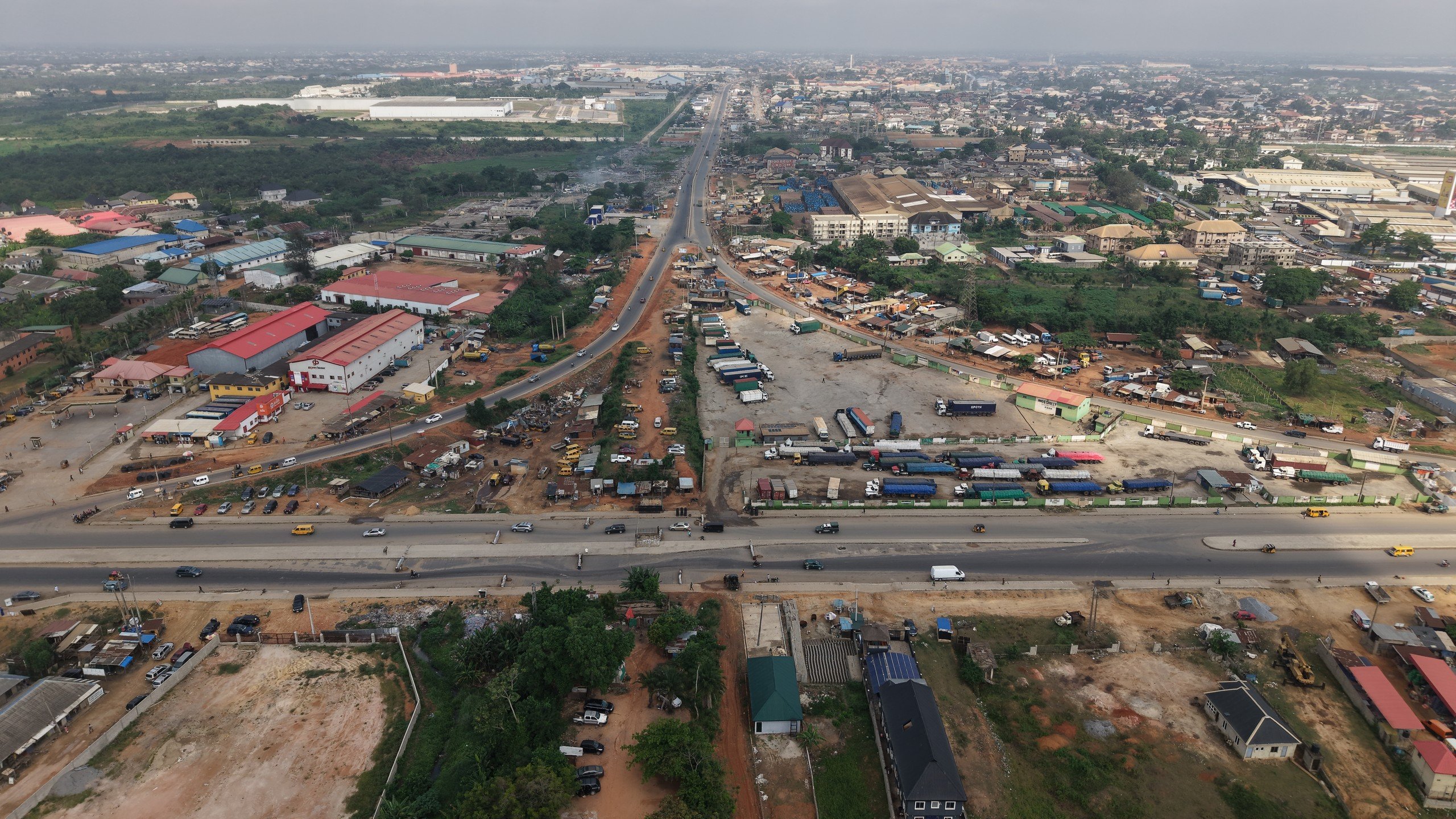 Agbara-Lusada-Atan Road — construction photograph 1