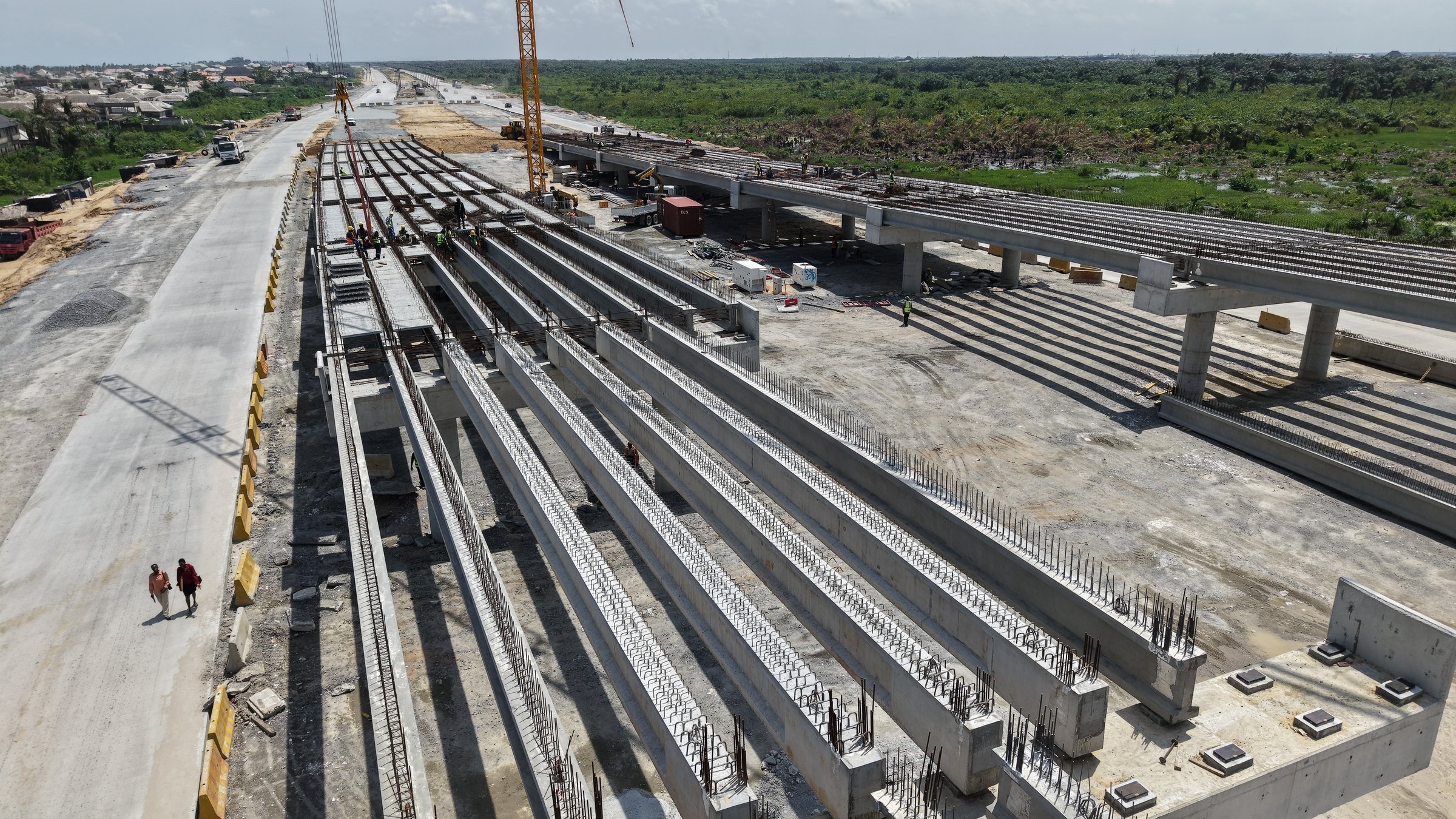 Bridge deck works on the Lagos-Calabar Coastal Highway Section 2 corridor
