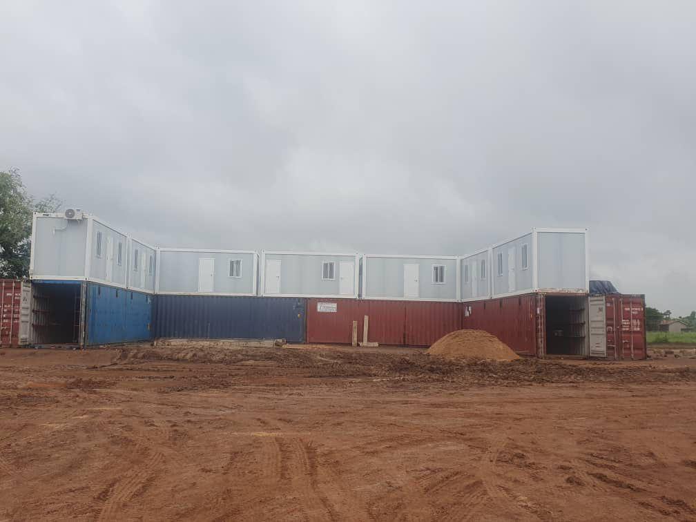 Temporary field facilities supporting construction delivery on the Togo route project